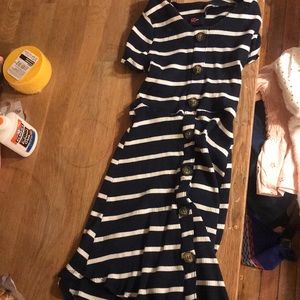 Girls striped dress